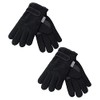 Undercover Childrens 2 Pack Fleece Thinsulate Gloves Black 8-9