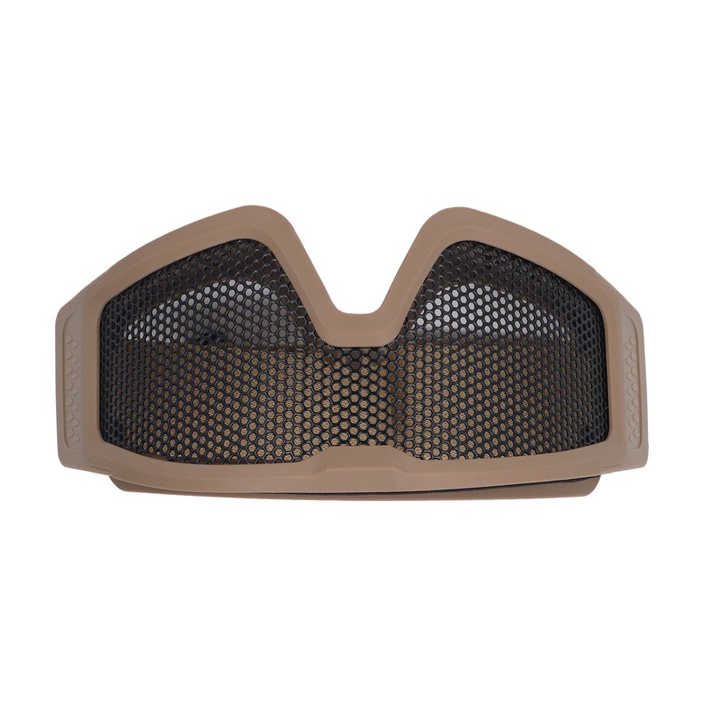 Safety Goggles Breathable Shock Resistant Iron Mesh Patterned Wind Sand