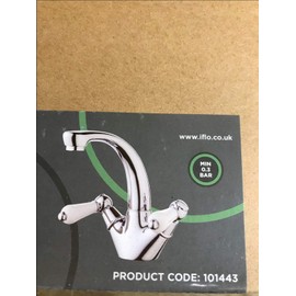 Replacement for IFLO TORNO BASIN MIXER TAP 101443 SOLID BRASS WITH CHROME COATING