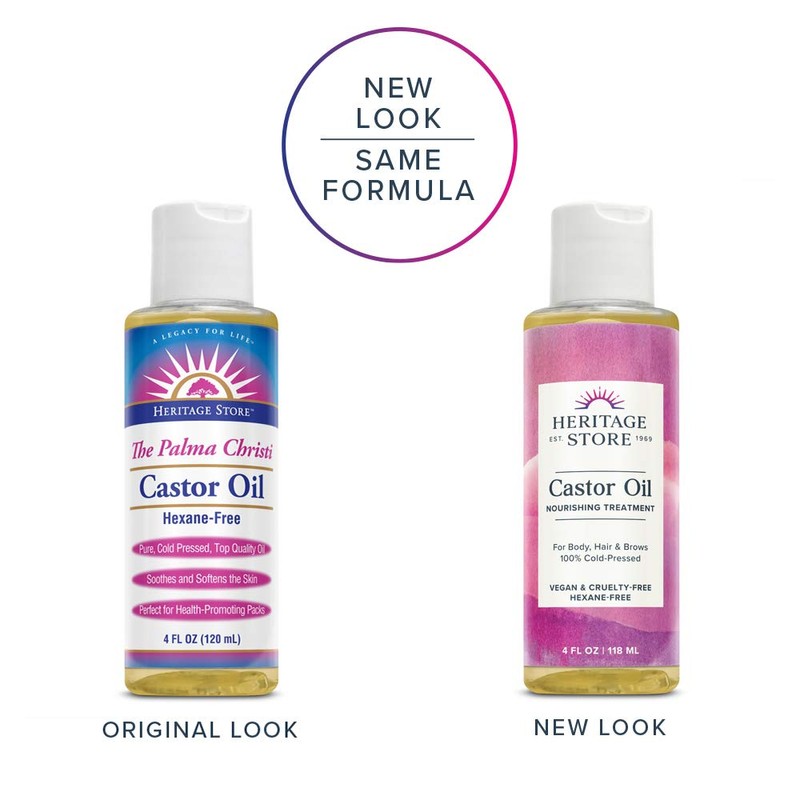 Heritage Products Castor Oil Hexane Free - 4 fl oz
