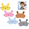 iwobi Pack of 5 Cute Rabbit Eye Mask Women's Sleep