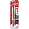 Sharpie S-Gel, Gel Pens, Sleek Metal Barrel, Champagne Body, Medium