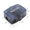 RECOIL MFH13 3-Way Mini-ANL Fused Distribution Block, 3 X 0/2/4