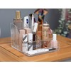 Addis Multi Compartment Clear Acrylic Cosmetic Vanity Office Desktop Stationery