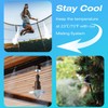 H&G lifestyles Patio Mister, Outddor Misters for Outside Patio,Water Misters