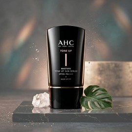 AHC Masters Tone-Up Sun Serum 50ml Moist Moisture Glowing Sunscreen / AHC 마스터즈 톤업 선세럼 50ml 촉촉한 수분 광채 자외선차단제