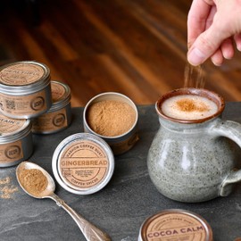 Vashon Island Coffee Dust - Gingerbread | Coffee Spice Blend to Flavor Coffee and Tea | Cinnamon, Ginger, Allspice, Clove, Nutmeg | No Sugar, No Artifical Flavors, 120 Servings