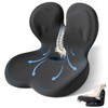 XZdream Seat Cushion, Office Chair Cushion with Lumbar Support Pillow,
