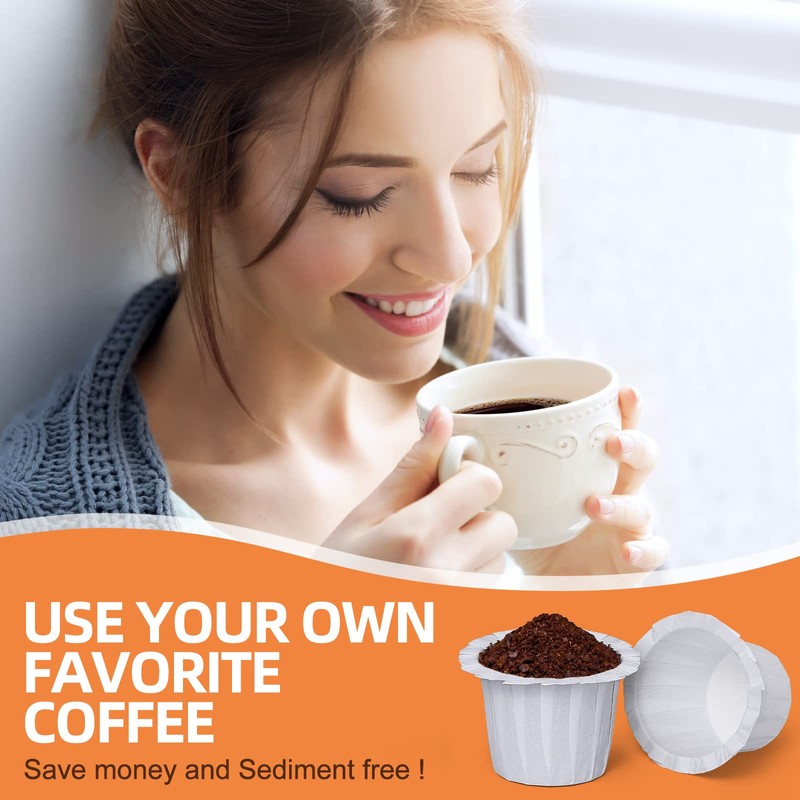 300 Count Fanativita K Cup Coffee Filters Disposable for Keurig
