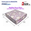 Cama para Perro en viscoelastica Memory Foam con Funda Lavable