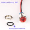 Gebildet 5Pcs 10mm 110V-220VAC LED Metal Indicator Light Waterproof Signal