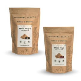 Maca Negra Orgánica Peruana 100 Pura, Maca Roja Orgánica Peruana 100 PACK                                                                             