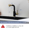 GIMILI Modern Bar Sink Faucet for Kitchen Sink Single Handle