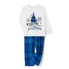 Awoscut Christmas Family Matching Pajamas Sets Christmas PJ's Letter Print