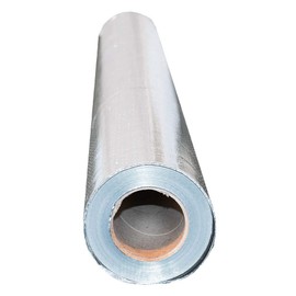NASATECH 500sqft Radiant Barrier Reflective Foil Insulation (4ft x 125ft Roll) Industrial Strength Commercial Grade No Tear Double Sided Perforated Aluminum for Attic Insulation Residential Commercial
