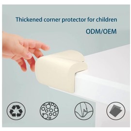 VINIFREDY 4/8 pcs Super Soft Child Baby Corners Protector Soft Foam Edge Table Corners Protection Furniture Guards (4 Black)