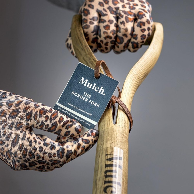 Centurion Mulch Leopard Print Gardening Gloves 100% Polyester Water Resistant