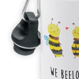 Mr. & Mrs. Panda Children's Drinking Bottle Bee in Love – Gift, Boys, Primary School, Bumblebee, Wasp, Children's Bottle