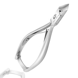 Wishbeauty Toenail Clipper Straight Blade for Ingrown and Thick Nails - Stainless Steel and Sharp Pointed Tip Ingrown Nail Clipper – Wide Jaw Toe Nail Cutter Podiatry Tool