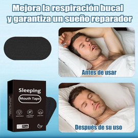 Cinta Antirronquidos Bucal para Dormir – Pack 30 Tiras Suaves – Tuzkevla