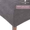 Scheffler Home Stretch Chair Cover, Leon Elastic Suede Chair Cover,