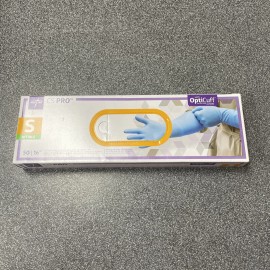 Medline CS Pro 16" Cuff Nitrile Exam Gloves Blue Size: SMALL 50/Bx, Manf:08/23 Free Ship