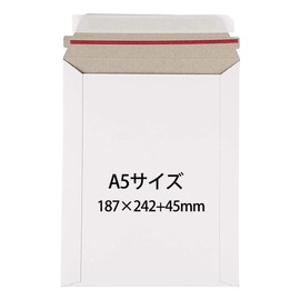(200 Sheets) Cardboard Envelopes A5 Business Envelopes, A5 Size, 200 Pieces, Envelopes Letter Case, Gusset Processing, Compatible with A5 Mail-service, Lightweight Type Click Post, Yu-Packet, Yamato