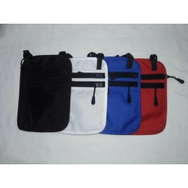 Unbranded Travel Secure Passport Neck Pouch Money Cord Clothes Wallet Holder outdoor Pouch - Red