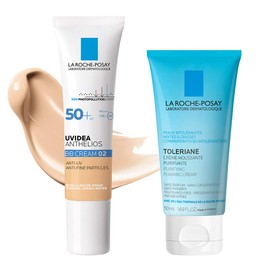 La Roche-Posay UV Idea XL Protection BB 02 Kit BB Cream 02: Limited Set with Face Cleanser for Sensitive Skin, Limited Quantity