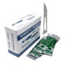 Box of 100 Scalpel Sterile Blades Carbon Steel Individually Foil