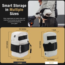 Lumiere & Co. Road Bike Saddle Bag, Bicycle Bag, Mountain Bike Saddle Bag, Small Bike Bean Bags, Bicycle Under Seat Bag, Bicycle Accessories, Bike Bags, Bike Bean Bag