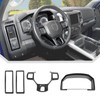 JeCar 4pcs Carbon Fiber Interior Trim Kit for 2010-2017 Dodge