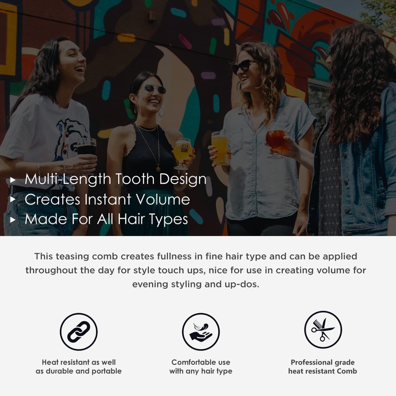 Spornette Little Wonder Rat Tail Comb - Hair Comb for