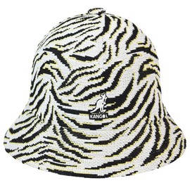 Kangol Carnival Casual - Lavender Leopard/XL Bucket Hat, White Zebra, X-Large