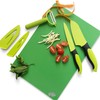 Jean-Patrique 3 Piece Chef’s Knifes Non-Stick Green & Black Prep