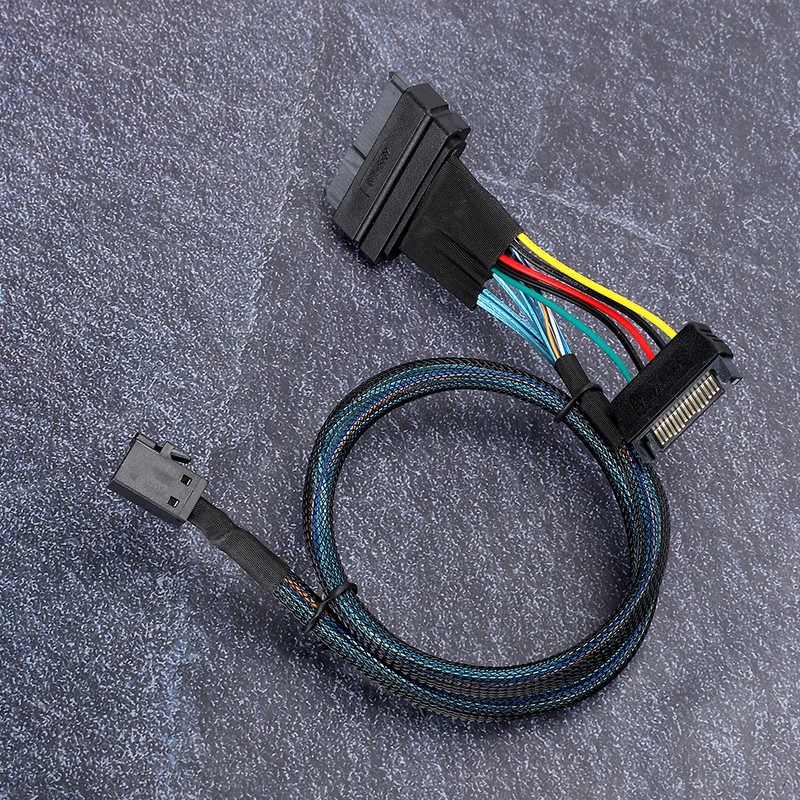 SAS Cable SFF8643 to SFF8639 15P Power Line MINI Server