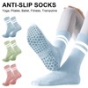 Non Slip Yoga Socks for Women Anti-skid Long Socks for