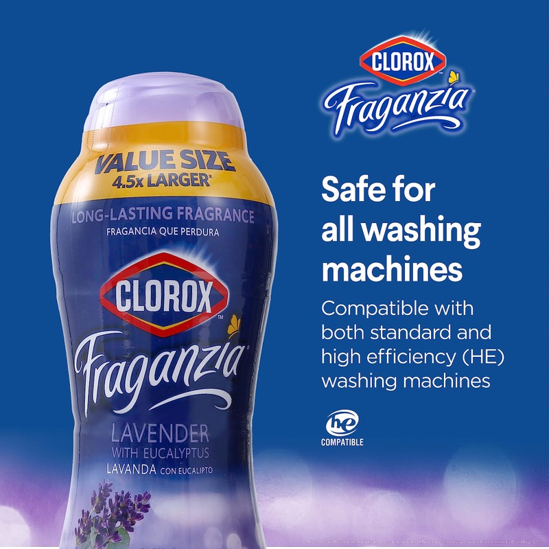 Clorox Fraganzia Laundry Scent Booster Crystals in Lavender with Eucalyptus