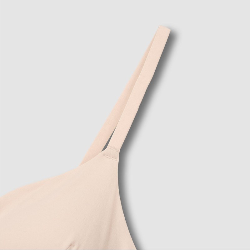 JAJU [JAJU] Women's 720-Degree Stretch Butter Bralette_Beige
