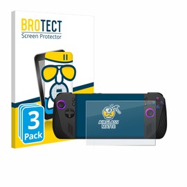 BROTECT Anti-Glare Protective Glass for ASUS ROG Ally X (2024) (Pack of 3) Protective Film Tempered Glass Matt [Extremely Scratch-Resistant 9H, Anti-Reflection]