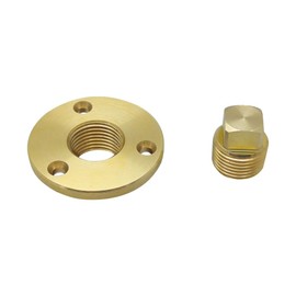 DONGKER Boat Drain Plug,Solid Brass Garboard Drain Plug for Marine, Drainage Sealed Ducts,Canoe, Boat,Dinghy, Kayak Boat