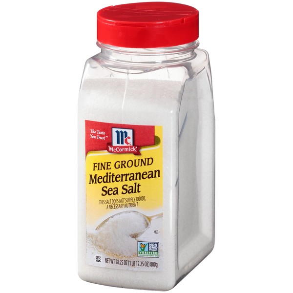 McCormick Fine Ground Mediterranean Sea Salt, 28.25 oz