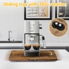 360° Rotatable Sliding Tray for Kitchen Appliances, Wooden Sliding Tray