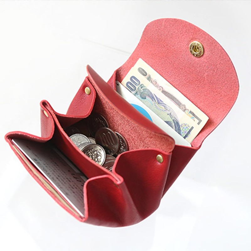 Polcoloso sokunou Women's Mini Wallet that Won't Break Bills, Black