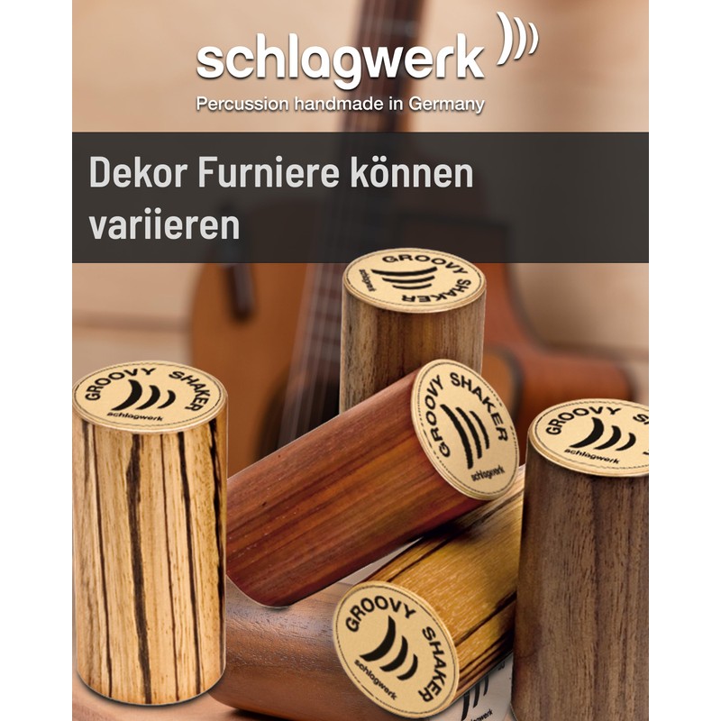 Schlagwerk SK50 Groovy Shaker - Handgefertigtes Rhythmusinstrument aus Holz -