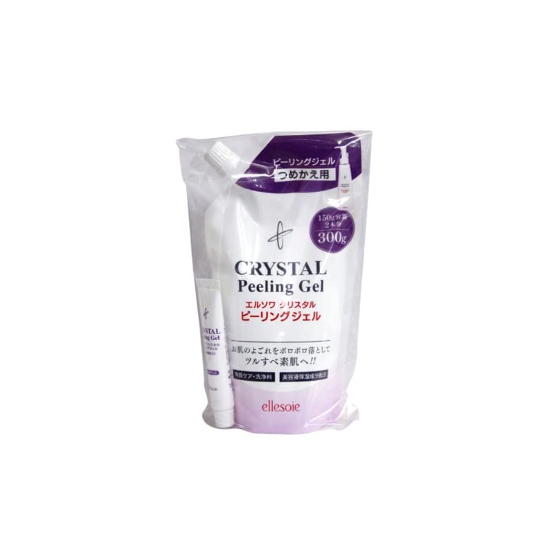 Ellesoie Crystal Peeling Gel, Exfoliating Containers Formulated with Beauty Ingredients