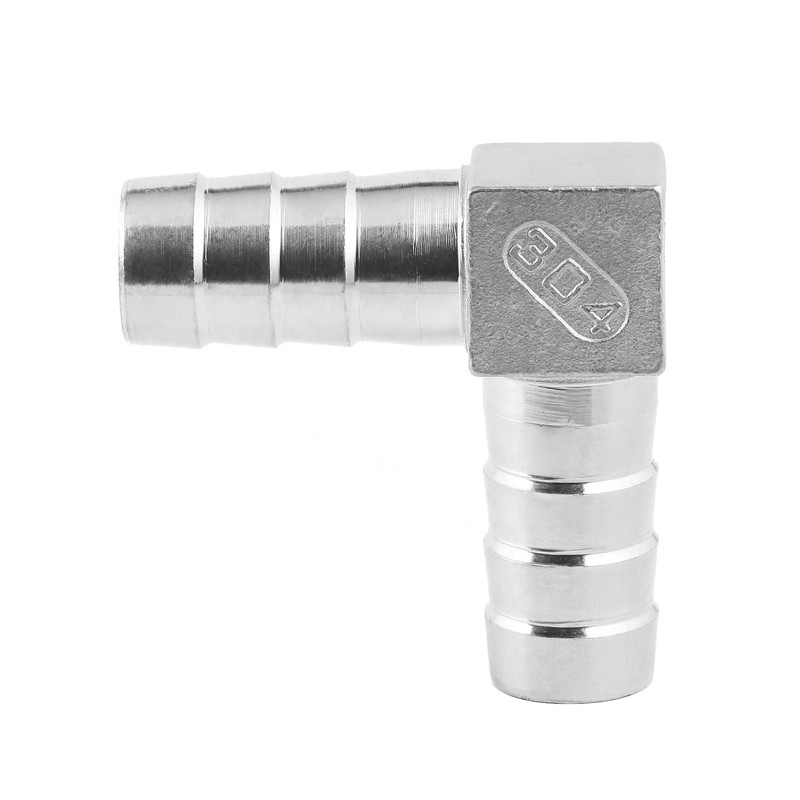 Metaland Stainless Steel 5/8" Hose Barb Elbow 90 Degree L