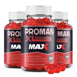 Unbranded (3 Pack) Proman XL MAX Gummies, Pro Man XL Gummy, Proman XL Reviews