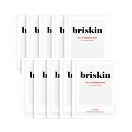 Briskin Real Fit Second Skin Mask SOS Trouble Care 10P / 브리스킨 리얼 핏 세컨드스킨 마스크 SOS 트러블케어 10P