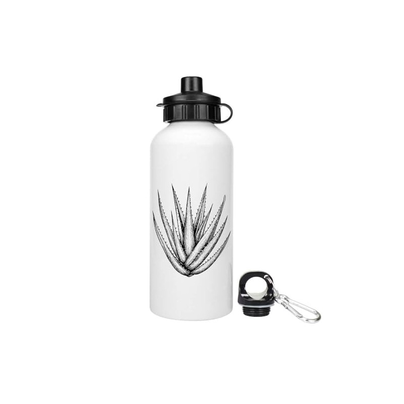 600ml 'Aloe Vera Plant' Reusable Water/Drinks Bottle (WT00083362)
